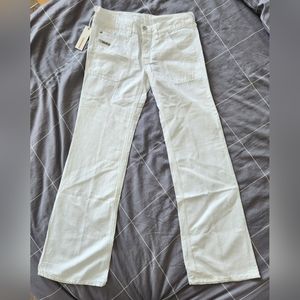 Vintage Diesel Wide-Leg Jeans in White (size 29, BNWT)